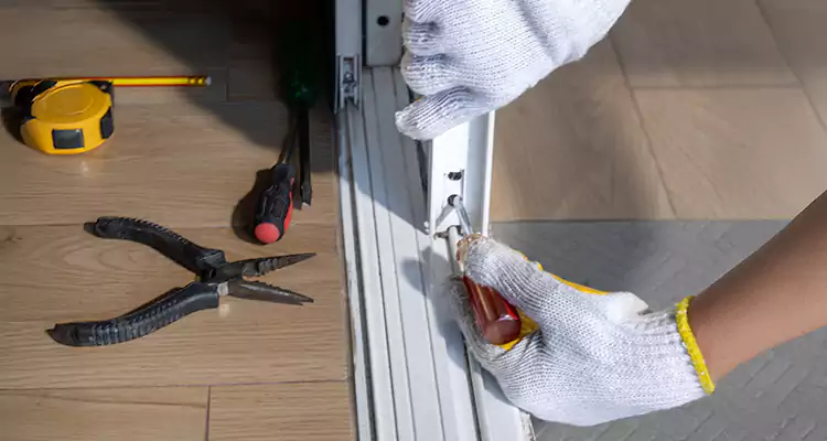 Backyard Sliding Door Track Repair in Eustis, FL